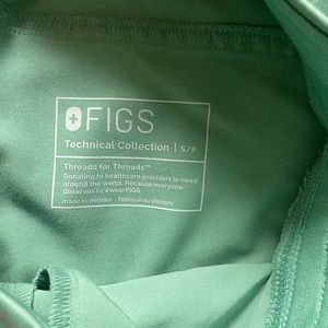 Figs Jade Color Scrubs Small Casma Top Small Petite Kade Pants